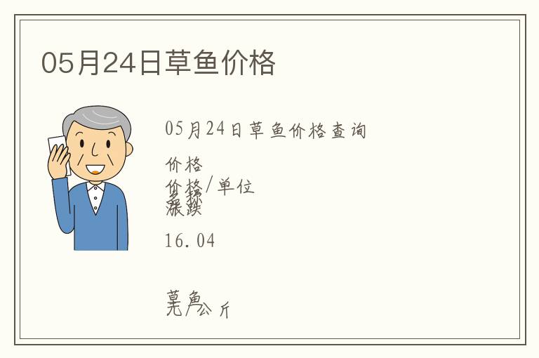 05月24日草魚(yú)價(jià)格