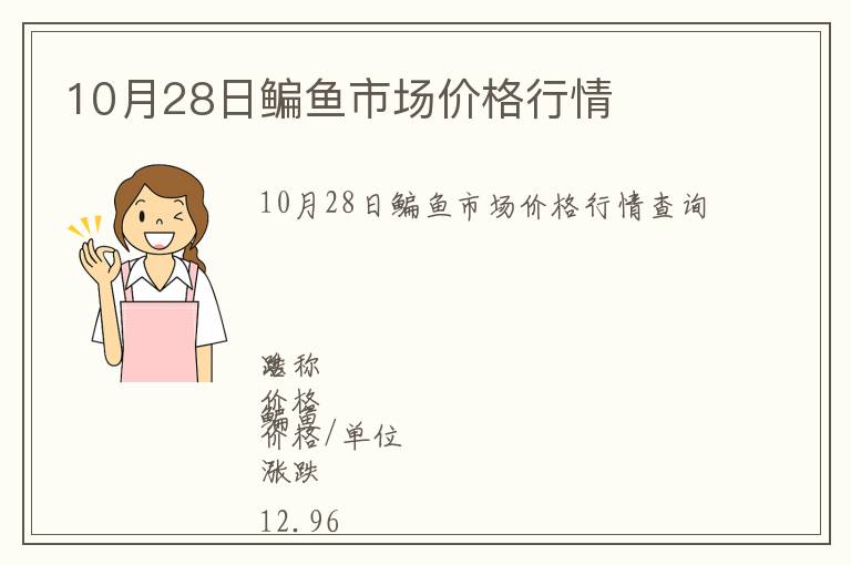 10月28日鳊魚(yú)市場(chǎng)價(jià)格行情